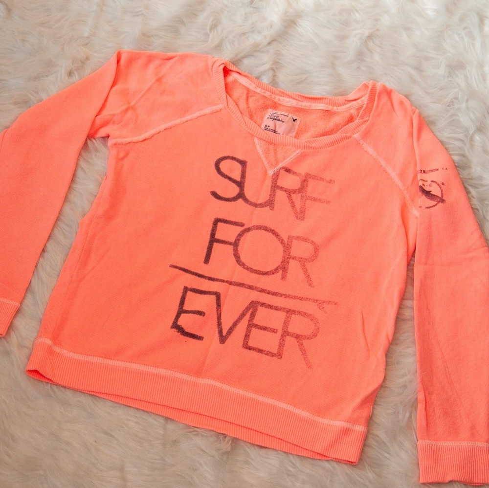 Surf forever cotton sweater